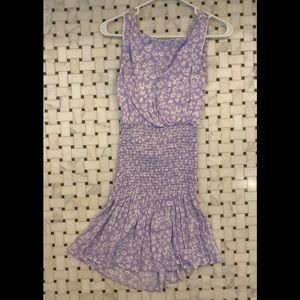 Floral dress with open back